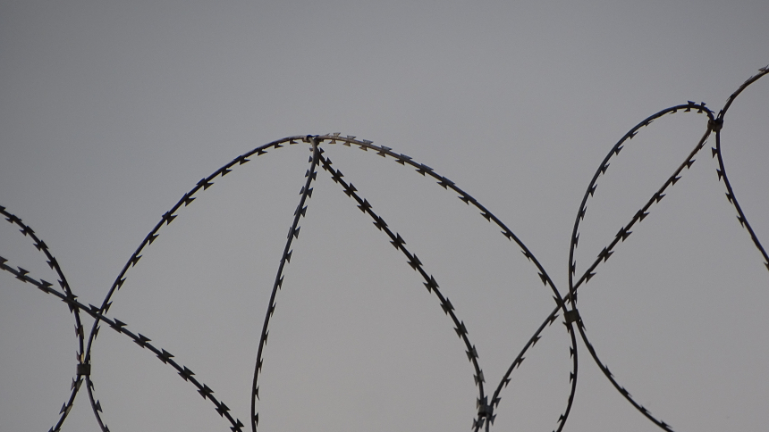 barbed wire