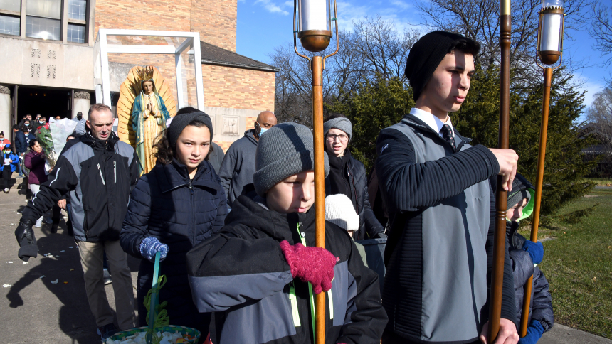 Local faithful lead public display of faith, honor Virgin Mary in Gary