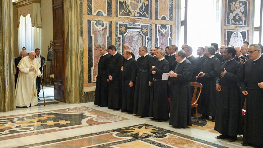Do not hide reality of abuse, pope tells religious orders