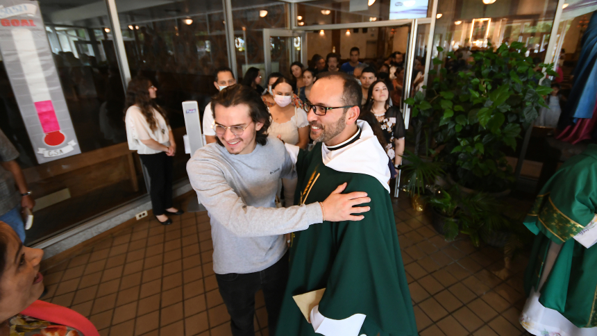 Our Lady of Guadalupe parishioners celebrated what they know to be a more permanent addition to the church family.