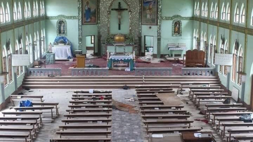 Myanmar's Soldiers Used Church as Kitchen, Laid Land Mines