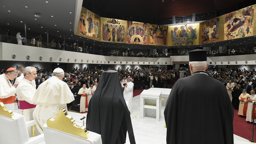 Source of Evil is Rejecting God, One's Neighbor, Pope Tells Muslim Scholars