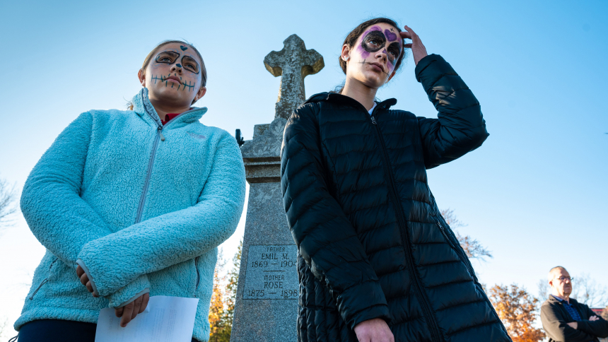 Wisconsin Students at All Souls' Day Mass Connect With Deceased Loved Ones