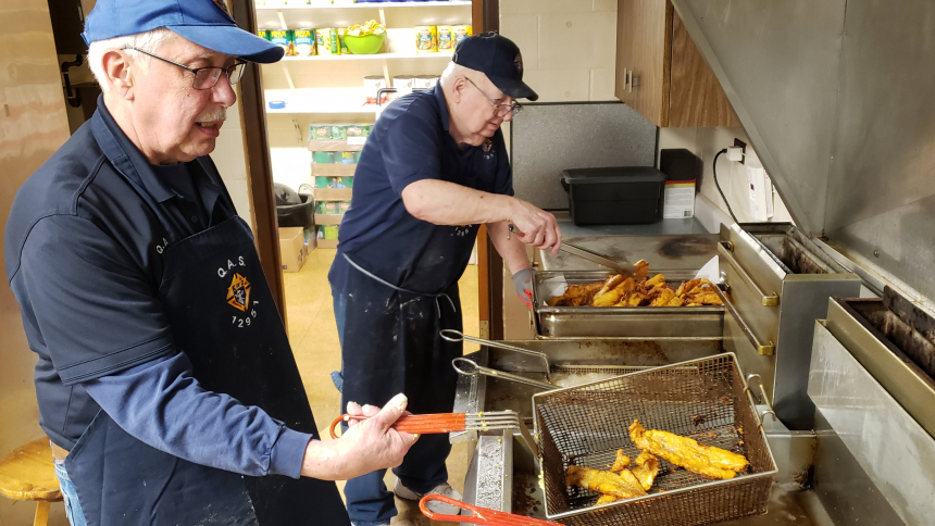 Fish fry at queen of all saints