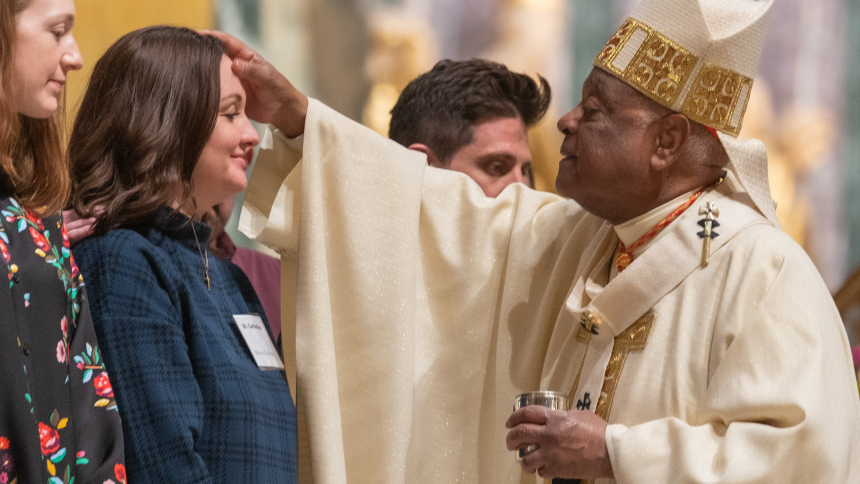 Dare to seek the risen Christ to dispel the darkness, Cardinal Gregory says at Easter Vigil