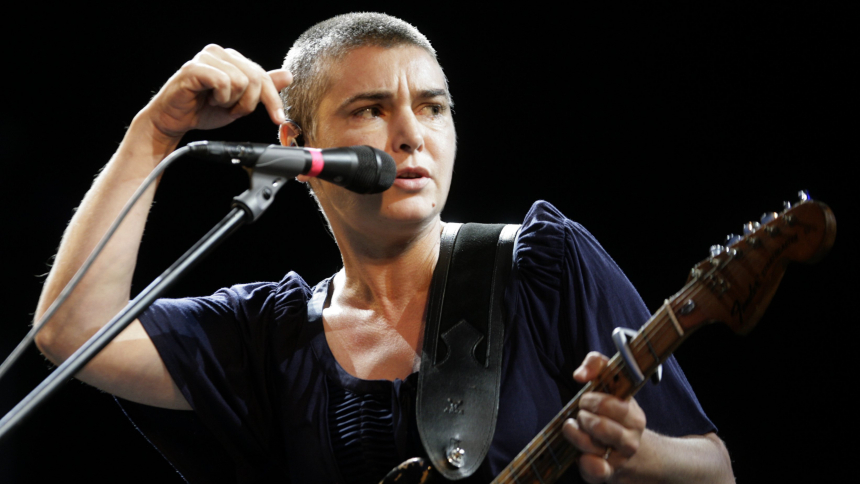 Irish singer Sinéad O'Connor performs on stage during the Positivus music festival in Salacgriva, Latvia, July 18, 2009. The July 26, 2023, death of the acclaimed 56-year-old singer and songwriter has seen an outpouring of tributes from all walks of Irish life. (OSV News photo/Ints Kalnins, Reuters)