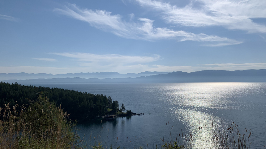 Flathead Lake near Rollins, Montana, is seen in this file photo from July 24, 2023. Pope Francis announced he will release a new document on the environment Oct. 4, the feast of St. Francis of Assisi. (CNS photo/Cindy Wooden)