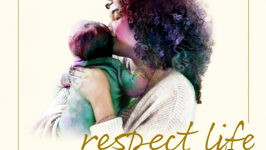 This is the illustration included in the materials for the U.S. bishops' Respect Life Month 2023. The U.S. Catholic Church celebrates Respect Life Month every October. (OSV News photo/courtesy USCCB)