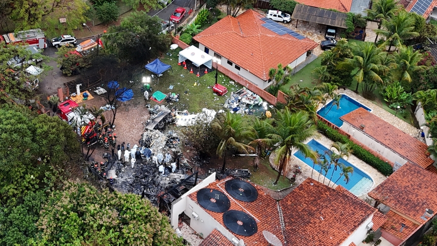 The Aug. 9 passenger plane crash in the city of Vinhedo, Brazil killed all 62 on board, greatly touching different Catholic communities in the country.