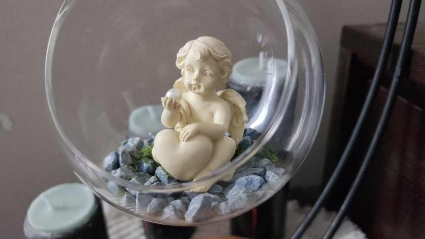 Enhance your prayer life by coming to God as you are, giving over all that dwells within you. Add a religious statue to your prayer space as a focal point in directing your prayers to God. (Provided photo)