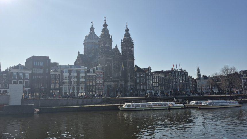 St. Nicholas' Basilica in Amsterdam is seen in an undated photo. A Mass celebrated March 8, 2025, marked its elevation to co-cathedral, a "birthday gift" from Pope Francis for the Dutch capital's 750th anniversary. (OSV News photo/courtesy Katholiek Nieuwsblad) 