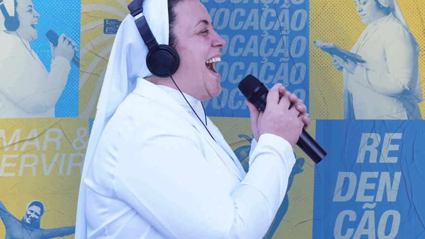Brazilian Sister Marizele Isabel Cassiano Rego is seen in an undated photograph. Two Brazilian nuns have gone viral worldwide after a May 28, 2025, video showed them beatboxing and dancing hip hop on Catholic TV -- drawing comparisons to a real-life "Sister Act." (OSV News/courtesy Copiosa Redenção)