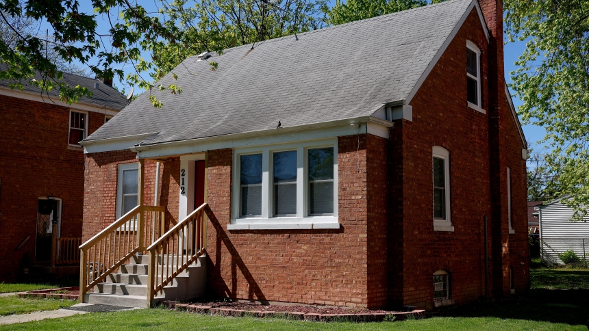 The childhood home of Pope Leo XIV is pictured in the Dolton suburb of Chicago May 9, 2025. The Village of Dolton intends to purchase the childhood home of Pope Leo, hoping to turn the property and its surroundings into a historical site. (OSV News photo/Carlos Osorio, Reuters)