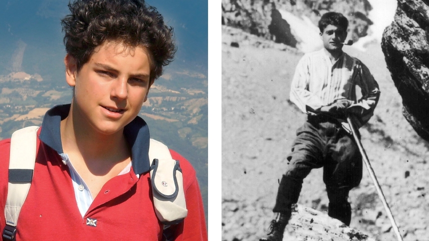 Blesseds Carlo Acutis and Pier Giorgio Frassati are pictured in a combination photo. The Vatican announced June 13, 2025, that the canonization ceremony for Blessed Acutis and Blessed Frassati will take place Sept. 7. (OSV News photo/courtesy Sainthood Cause of Carlo Acutis and CNS files)