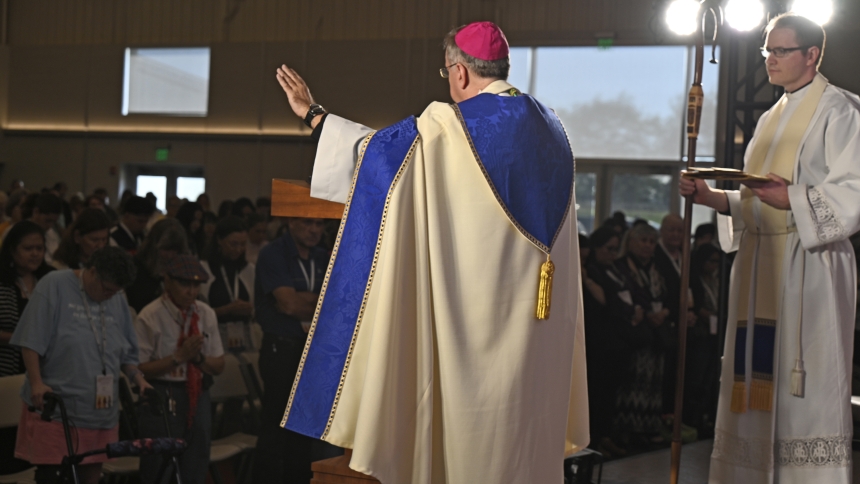 Bishop McClory at Emmaus Conference
