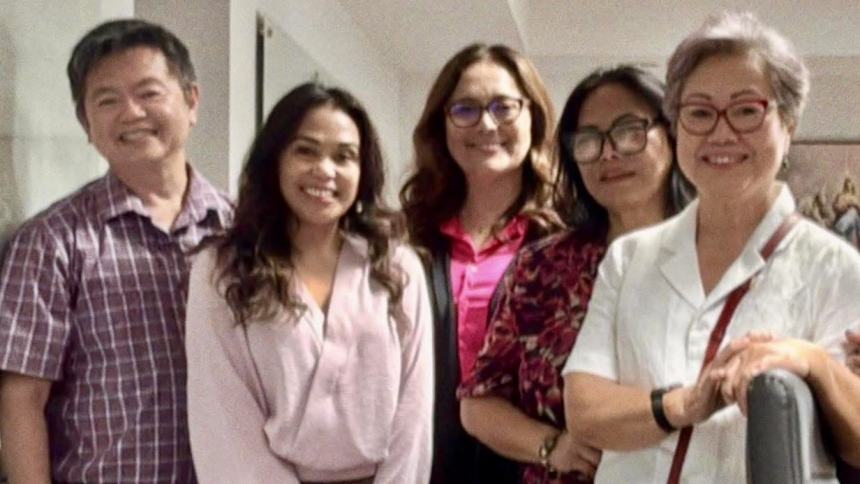 Members of the Filipino Ministry Team gathered for a photo on the day it was formed.. Pictured are Crescencio “Boboy” Doma, Maureen Germany, Dr. Claudia Sadowski, Leonora Bujna and Evelyn Banzon. The same day the group was also presented the Filipino Catholic History and Mission to Dr. Claudia Sadowski, and met with the intercultural ministry team afterwards. (Provided photo)