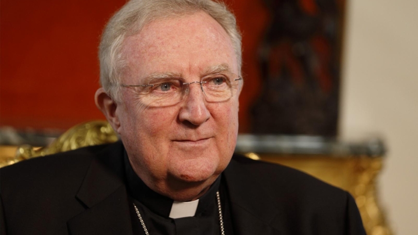 Cardinal Arthur Roche, prefect of the Dicastery for Divine Worship and the Discipline of the Sacraments, is seen in a file photo from Jan. 21, 2022. (CNS photo/Paul Haring)