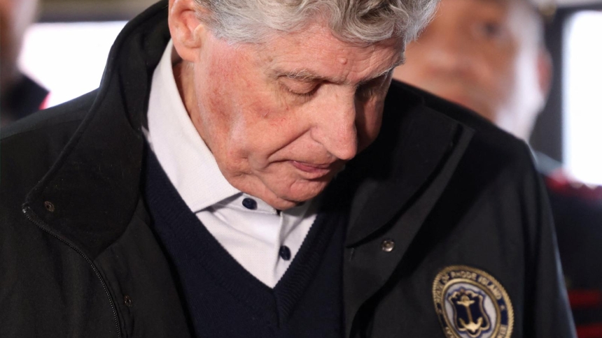 Rhode Island Gov. Dan McKee pauses during a news conference in Providence Dec. 14, 2025, following a mass shooting at Brown University. Bishop Bruce A. Lewandowski of Providence offered prayers for "all affected by this tragedy" in the wake of a Dec. 13 shooting at Brown University that left two students dead and nine others injured. (OSV News photo/Kylie Cooper, Reuters)