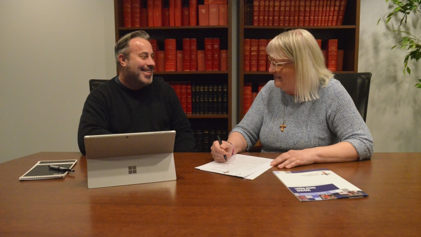 Sean Martin and Judy Holicky