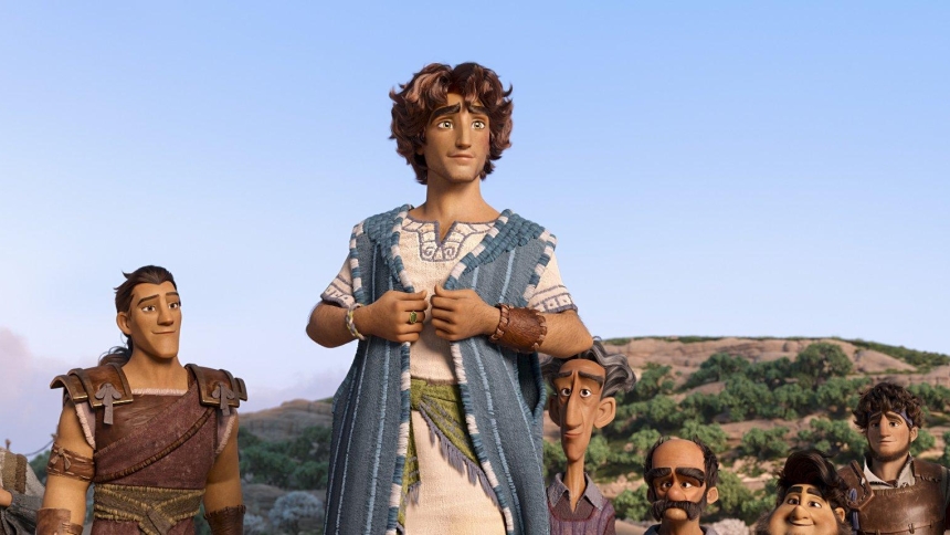 Biblical king David, voice of Phil Wickham as an adult, is pictured in a scene from the animated film "David." The OSV News classification is A-I – general patronage. The Motion Picture Association rating is PG -- parental guidance suggested. Some material may not be suitable for children. (OSV News photo/Angel Studios)