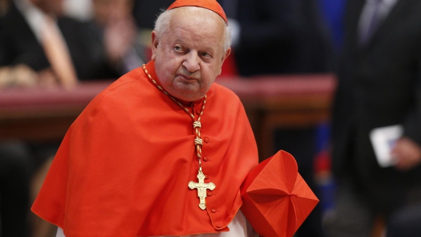 Polish Cardinal Stanislaw Dziwisz of Krakow, Poland, the longtime personal secretary of St. John Paul II is seen in a 2018 file photo. Cardinal Dziwisz celebrated the Jan. 17, 2026, funeral Mass for Angelo Gugel, the pontifical butler and witness to modern papal history, who stood silently behind St. John Paul for nearly three decades and contributed to saving the pope on the day of the assasination attempt in 1981. Gugel died Jan. 14 at age 90. (CNS photo/Paul Haring)