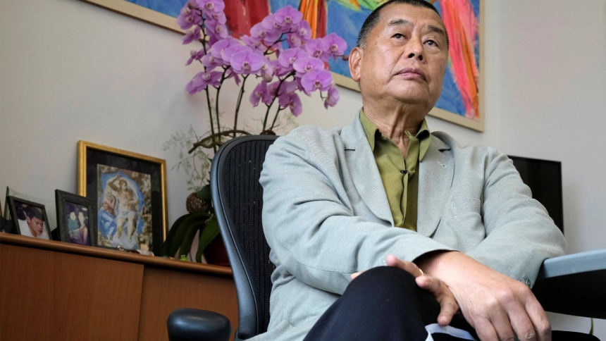 Jimmy Lai, a prominent Hong Kong Catholic, philanthropist and media mogul, is pictured in Hong Kong May 29, 2020. On Dec. 15, 2025, three government-vetted judges found Lai, 78, guilty of conspiring with others to collude with foreign forces to endanger national security and conspiracy to publish seditious articles. He was sentenced to 20 years imprisonment Feb. 9, 2026. (OSV News photo/Tyrone Siu, Reuters)