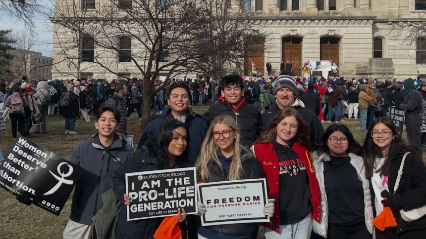 Andrean High School students at March for Life