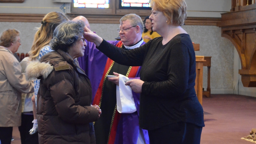 Ash Wednesday at St. Mary Crown Point