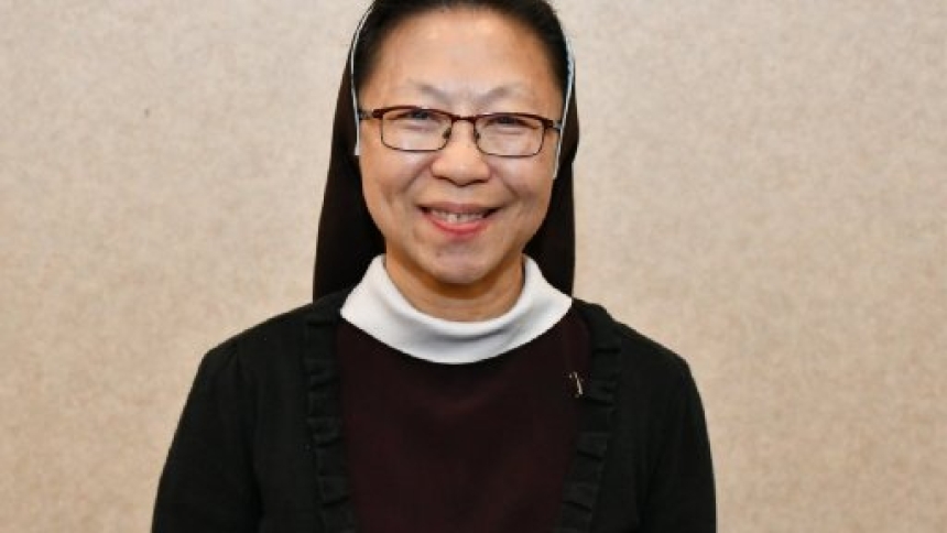 Sister Cecilia Nguyen, seen in an undated photo, is a member of the Sisters, Community of Charity and Social Services and lives in Biloxi, Miss. She has spent decades working in catechetical formation of children and teens, and now as she faces kidney failure and a long wait for a transplant, she leans on her own faith to sustain her. She said her best hope is a living kidney donor. (OSV News photo/courtesy Gulf Pine Catholic)