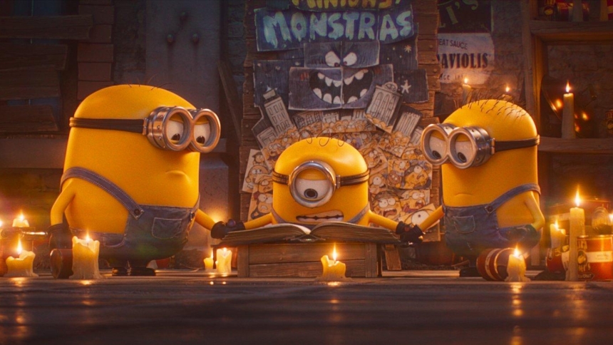 This is a scene from the animated movie "Minions & Monsters." The OSV News classification is A-I – general patronage. The Motion Picture Association rating is PG -- parental guidance suggested. (OSV News photo/Universal)