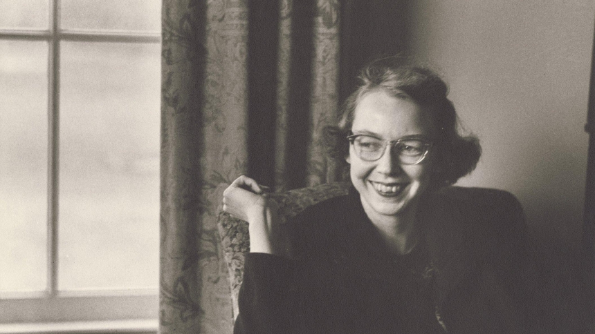 Catholic writer Flannery O'Connor is seen in an undated photo. (OSV News photo/courtesy 11th Street Lot)