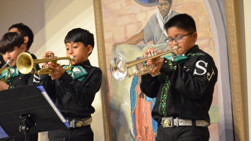 Marachi band at St. Joseph the Worker