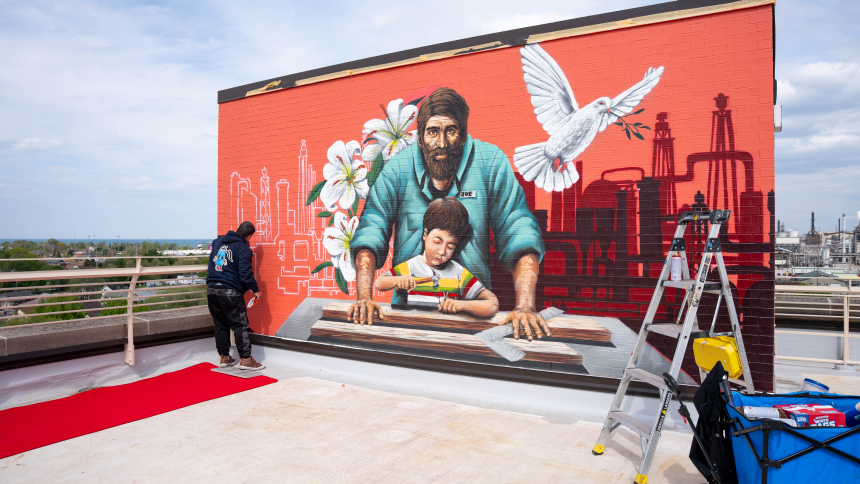 Calumet College of St. Joseph Mural