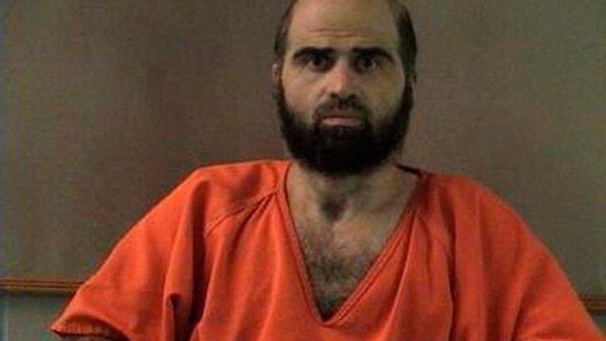 Nidal Hasan, charged with killing 13 people and wounding 32 in a November 2009 shooting spree at Fort Hood, is pictured in an undated handout photo obtained by Reuters on June 29, 2012. In an Oct. 8, 2026 interview, Secretary of Defense Pete Hegseth said the Pentagon planned to livestream the execution of Hasan by firing squad in December; Archbishop Paul S. Coakley, president of the U.S. Conference of Catholic Bishops, denounced the plan as "barbaric" in an Oct. 9 statement. (OSV News photo/Bell County She