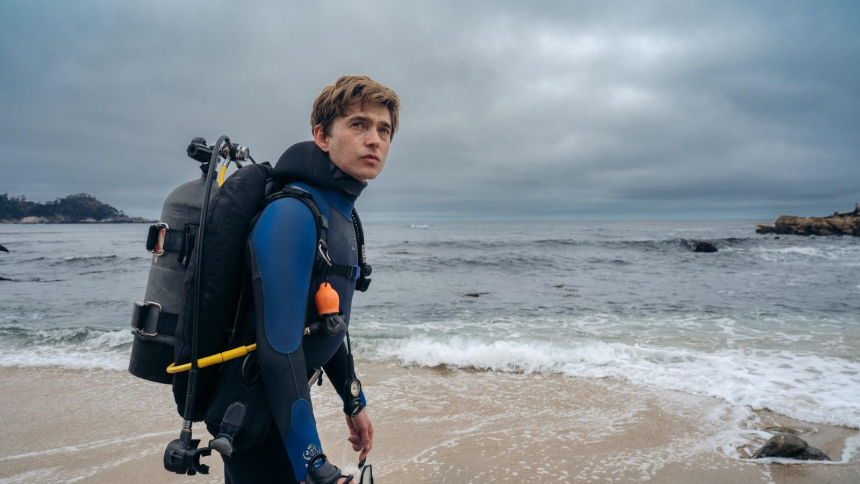 Austin Abrams stars in a scene from the movie "Whalefall." The OSV News classification is A-III -- adults. The Motion Picture Association rating is PG-13 -- parents strongly cautioned. Some material may be inappropriate for children under 13. (OSV News photo/Jennifer Clasen, 20th Century Studios)